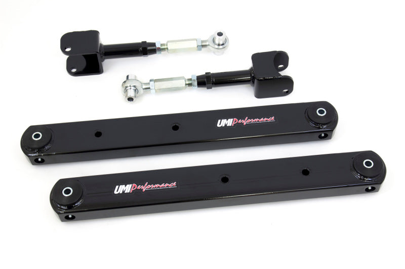 UMI Control Arm Kits - UMI Performance 64-67 GM A-Body Rear Control Arm Kit Fully Boxed Lowers Adjustable Uppers