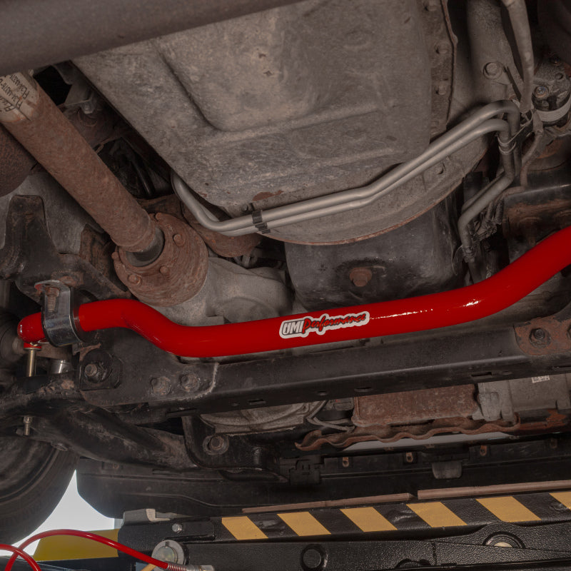 UMI Sway Bars - UMI Performance 15-20 Ford F-150 1 1/2in Solid Front Sway Bar - Black