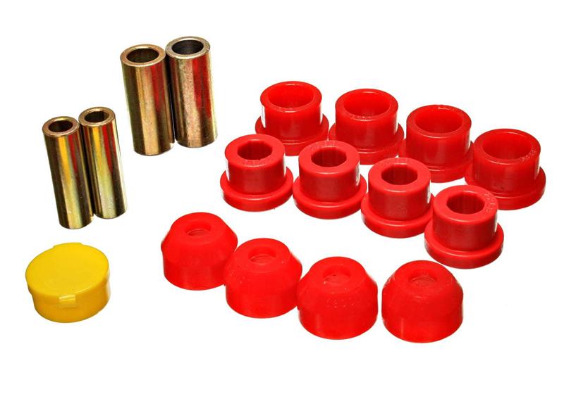 ES Cntrl Arm Bushings - Red - Energy Suspension 96-98 Toyota Rav4 Red Rear End Control Arm Bushing Set