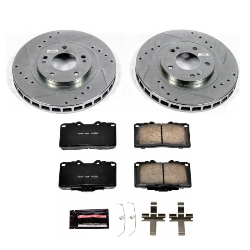PSB Z23 Evolution Kit - Power Stop 91-93 Dodge Stealth Front Z23 Evolution Sport Brake Kit