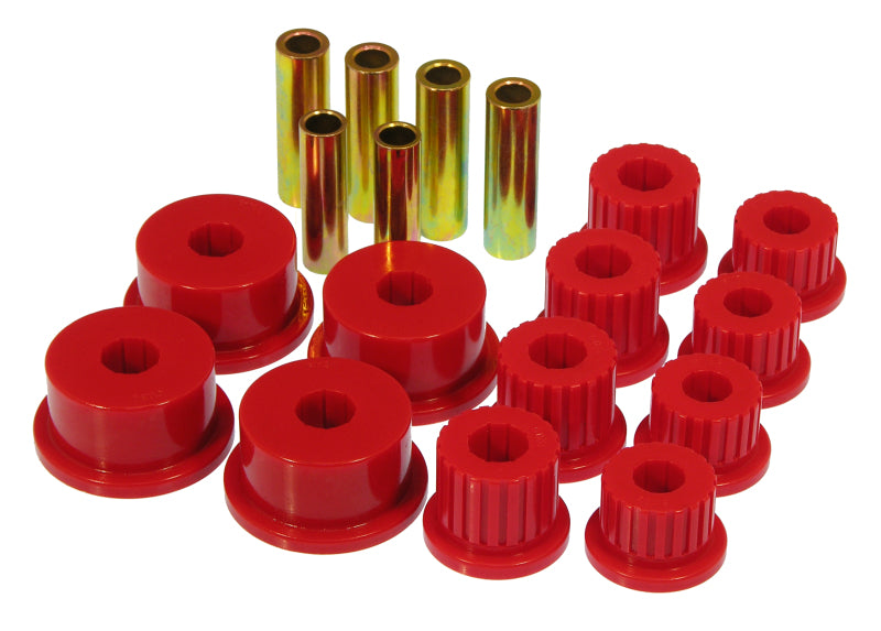 PRO Spring/Shackle Bush- Red - Prothane 94-01 Dodge Ram 2/4wd Rear Spring & Shackle Bushings - Red