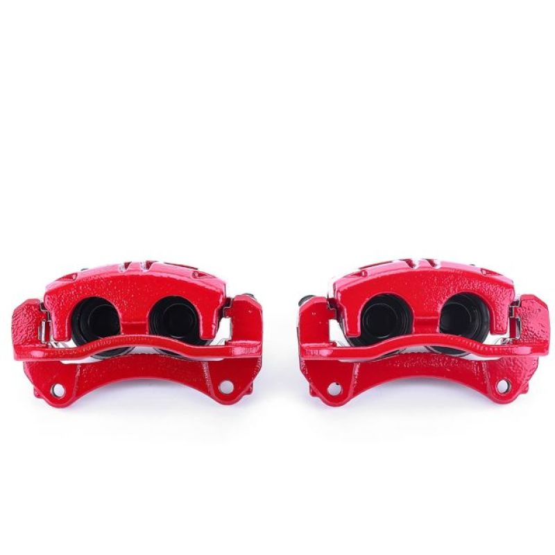 PSB Red Calipers - Power Stop 05-06 Chevrolet Equinox Front Red Calipers w/Brackets - Pair