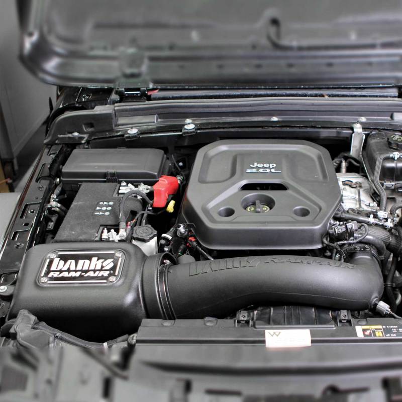 GBE Ram-Air Intake Systems - Banks Power 18-21 Jeep 2.0L Turbo Wrangler (JL) Ram-Air Intake System