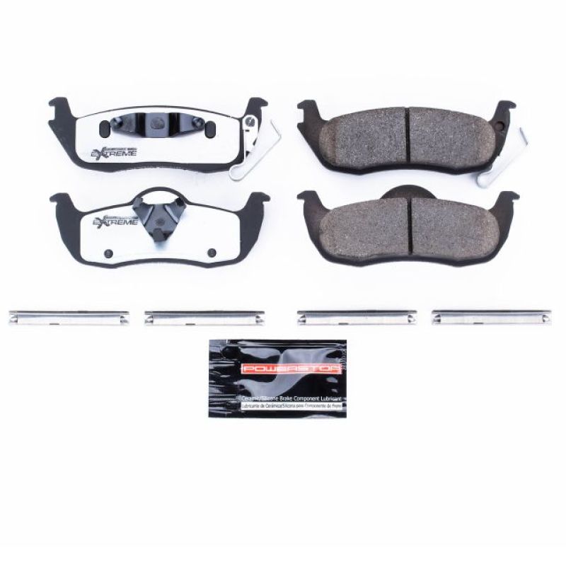 PSB Z26 Extreme Brake Pads - Power Stop 06-10 Jeep Commander Rear Z26 Extreme Street Brake Pads w/Hardware