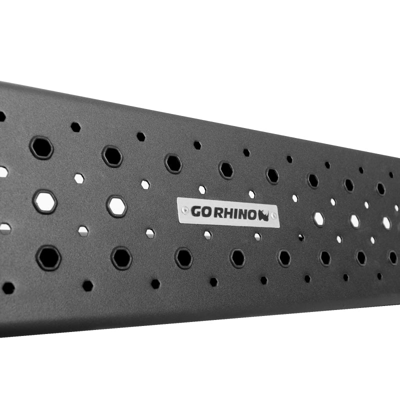 GOR HD Steps - Go Rhino HD SideSteps - Textured Black - 87in