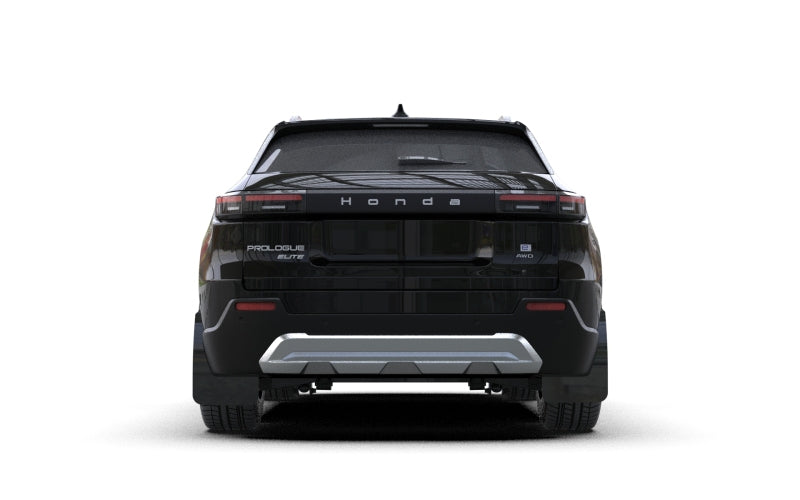RAL UR Blk Flap/Met. Blk Logo - Rally Armor 24-25 Honda Prologue Black Mud Flap - Metallic Black Logo