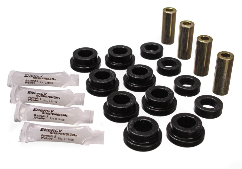 ES Cntrl Arm Bushings - Black - Energy Suspension 89-95 Honda Civic/CRX / 93-97 Honda Del Sol (including VTEC) Black Rear Control A
