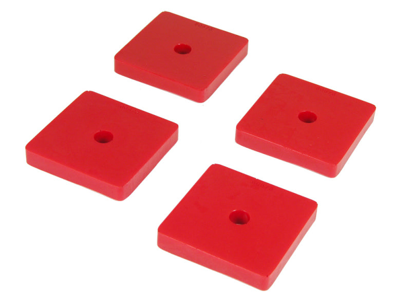 PRO Spring/Shackle Bush- Red - Prothane 60+ Jaguar MKII Rear Spring Pad Kits - Red