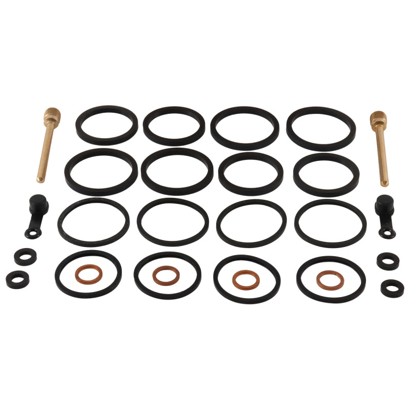 ABR Caliper Rebuild Kits - All Balls Racing 02-05 Kawasaki ZZR1200 Caliper Rebuild Kit Front