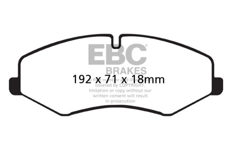 EBC Greenstuff Brake Pad Sets - EBC 10-14 Land Rover LR4 5 Greenstuff Front Brake Pads