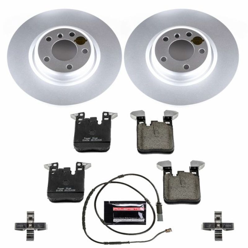 PSB Z23 Evolution Coated Kit - Power Stop 14-16 BMW 228i Rear Z23 Evolution Sport Coated Brake Kit