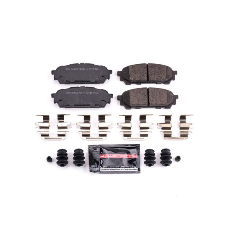 PSB Z23 Evolution Brake Pads - Power Stop 05-06 Saab 9-2X Rear Z23 Evolution Sport Brake Pads w/Hardware