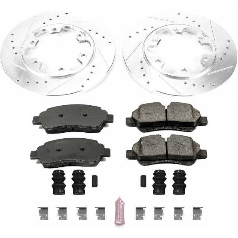 PSB Z23 Evolution Kit - Power Stop 15-18 Ford Transit-350 HD Rear Z23 Evolution Sport Brake Kit