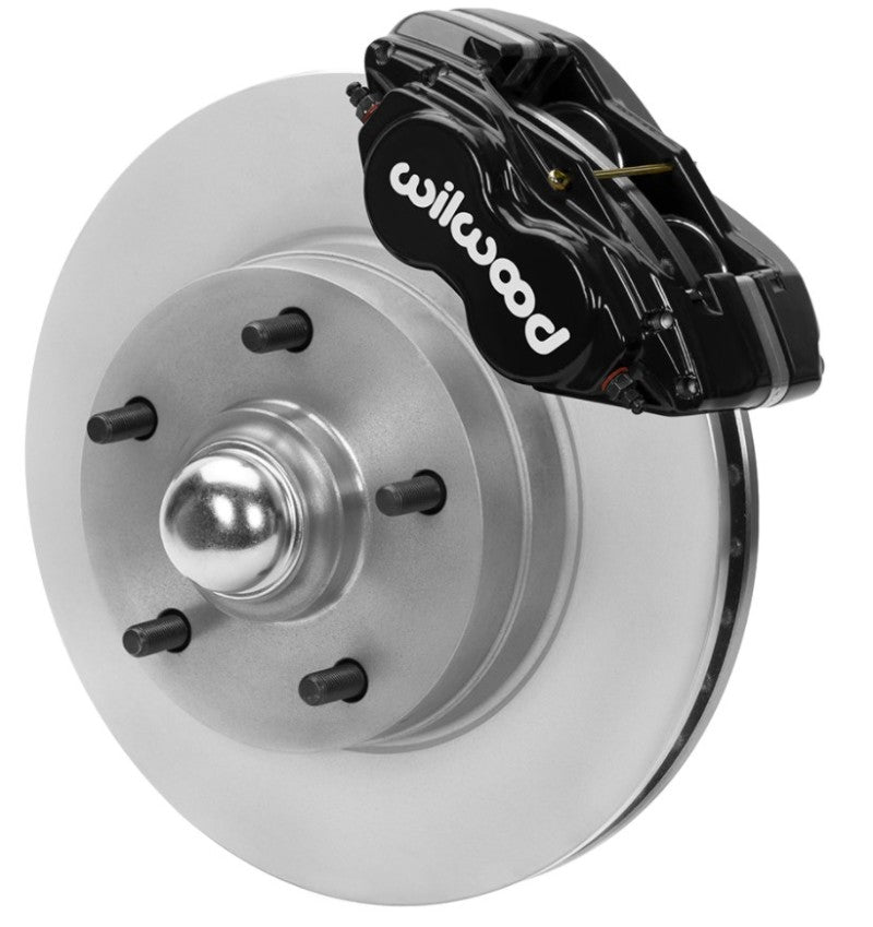 WIL Dynalite Brake Kit - Wilwood 70-81 FBody/75-79 A&XBody Dynalite Frt Brk Kit 11in Rtr Blk Calipers Use w/ Pro Drop Spindle