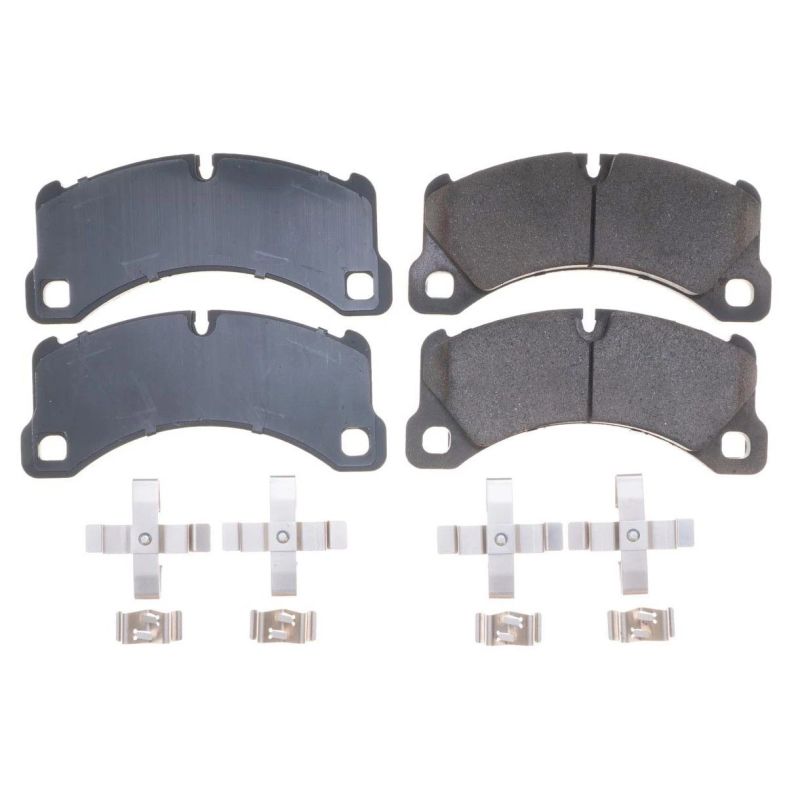 PSB Z17 Evolution Brake Pads - Power Stop 11-13 Porsche Cayenne Front Z17 Evolution Ceramic Brake Pads w/Hardware