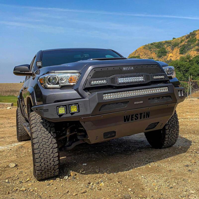 WES Pro-Mod Bumpers - Westin 16-20 Toyota Tacoma Pro-Mod Front Bumper - Textured Black
