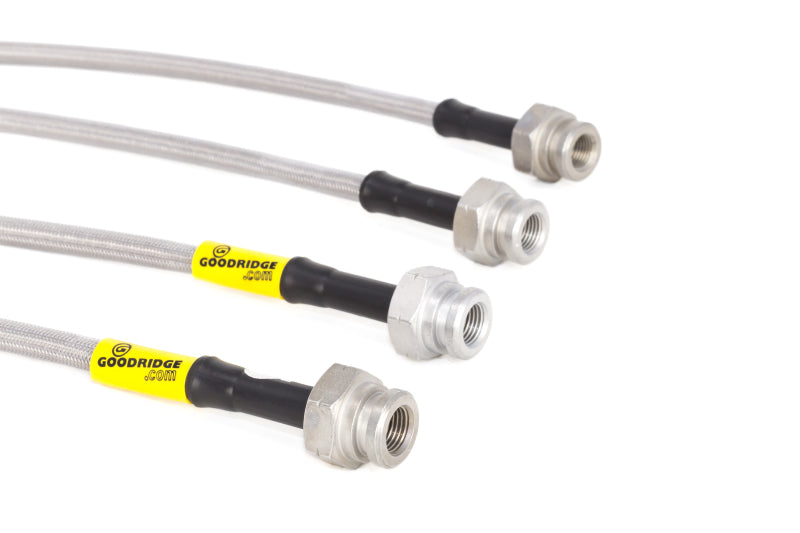 GR G-Stop Brake Line Kits - Goodridge 09-14 Honda Fit (Non-EV Models) Stainless Steel Brake Line Kit