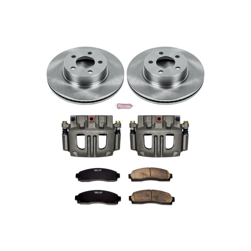 PSB Autospecialty Kit w/Cals - Power Stop 03-05 Ford Explorer Sport Trac Front Autospecialty Brake Kit w/Calipers