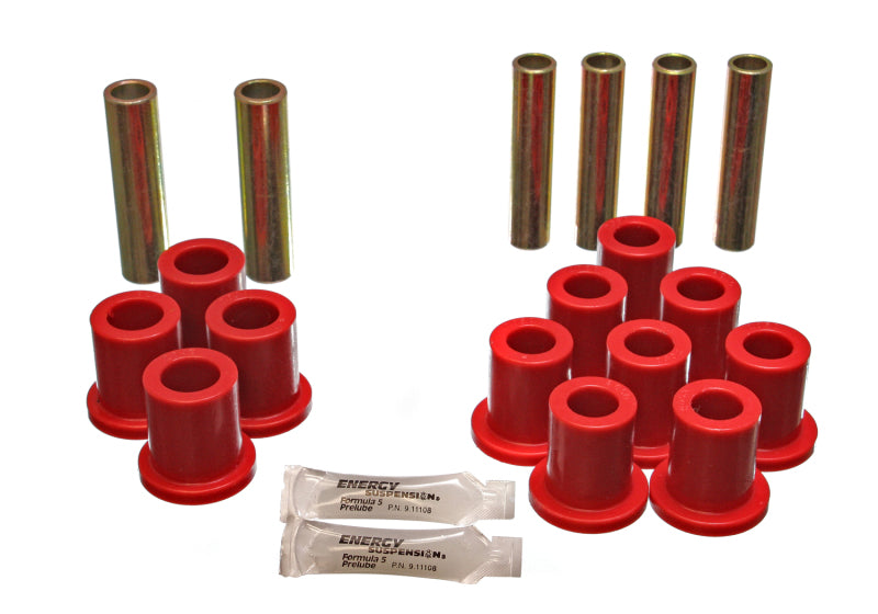 ES Spring/Shackle Bush - Red - Energy Suspension Ford Trk Rear Spring Bushing O.E.M. - Red