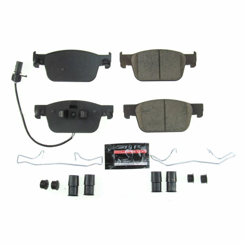PSB Z23 Evolution Brake Pads - Power Stop 17-19 Audi A4 Front Z23 Evolution Sport Brake Pads w/Hardware