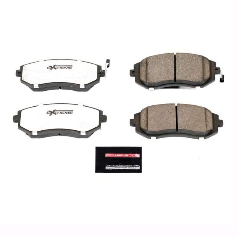 PSB Z26 Extreme Brake Pads - Power Stop 05-06 Saab 9-2X Front Z26 Extreme Street Brake Pads w/Hardware
