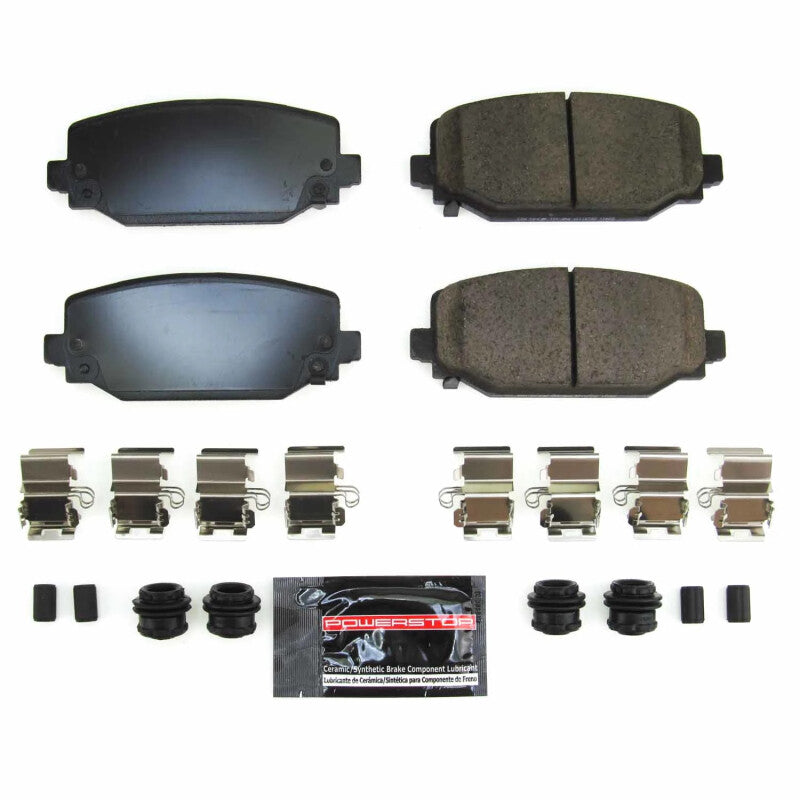 PSB Z23 Evolution Brake Pads - Power Stop 2022 Jeep Grand Cherokee Rear Z23 Evo Sport Brake Pads w/Hardware