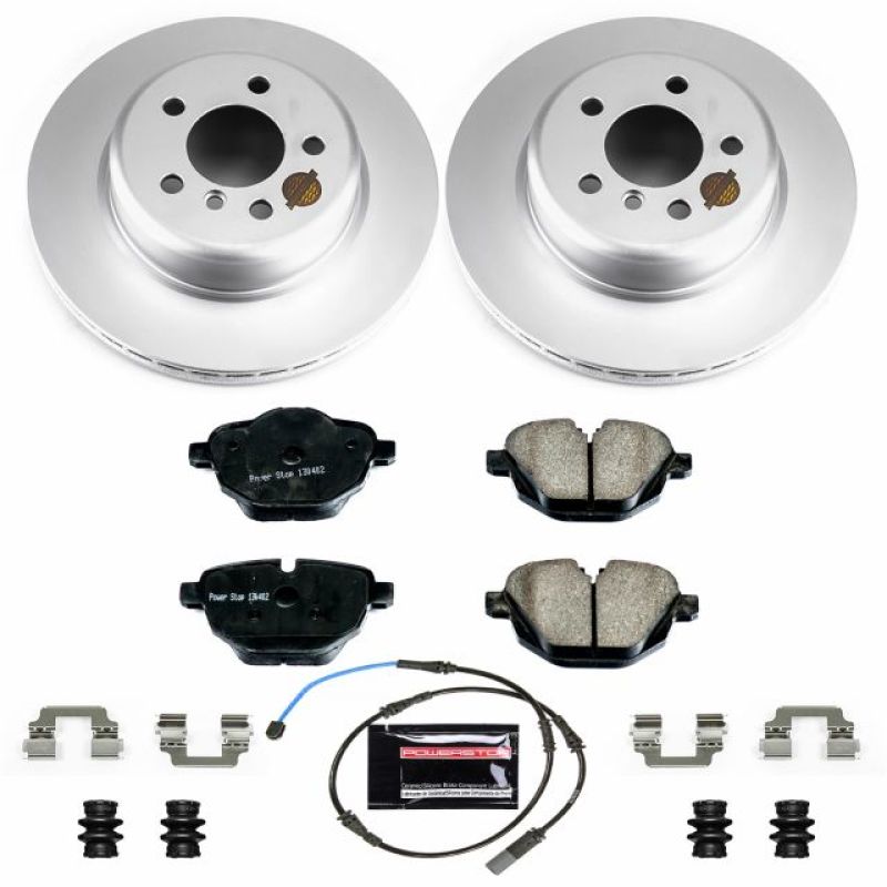 PSB Z23 Evolution Coated Kit - Power Stop 11-16 BMW 528i Rear Z23 Evolution Sport Coated Brake Kit