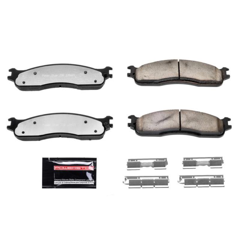 PSB Z36 Truck & Tow Brake Pads - Power Stop 06-08 Dodge Ram 1500 Front Z36 Truck & Tow Brake Pads w/Hardware