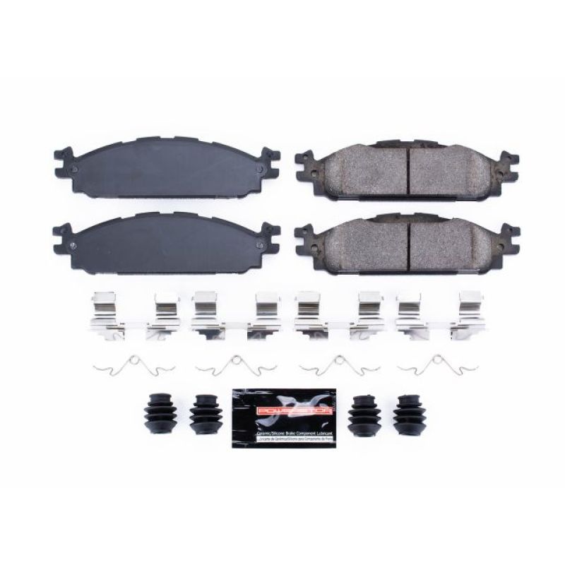 PSB Z23 Evolution Brake Pads - Power Stop 11-19 Ford Explorer Front Z23 Evolution Sport Brake Pads w/Hardware