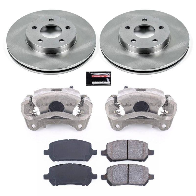 PSB Autospecialty Kit w/Cals - Power Stop 07-10 Pontiac G5 Front Autospecialty Brake Kit w/Calipers