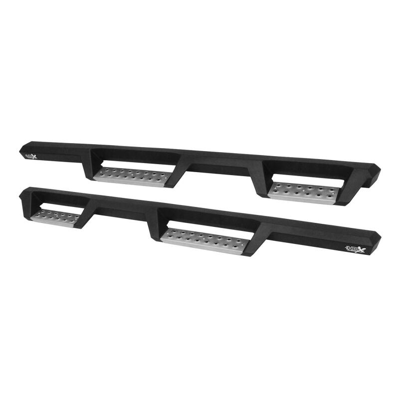 WES Nerf Bars - HDX Drop - Westin 07-18 Jeep Wrangler JKU 4dr. HDX Stainless Drop Nerf Step Bars - Tex. Blk