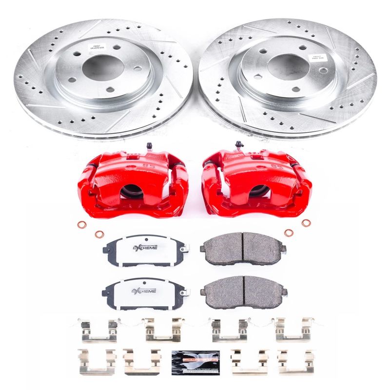 PSB Z26 Street Kit w/Cals - Power Stop 11-17 Nissan Juke Front Z26 Street Warrior Brake Kit w/Calipers