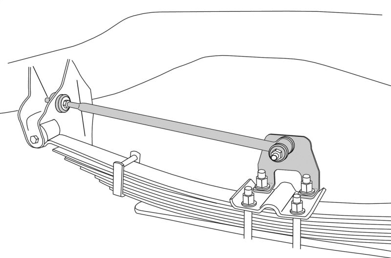 TUF Traction Bars - Tuff Country 94-02 Dodge Ram 2500 4wd Traction Bars Pair