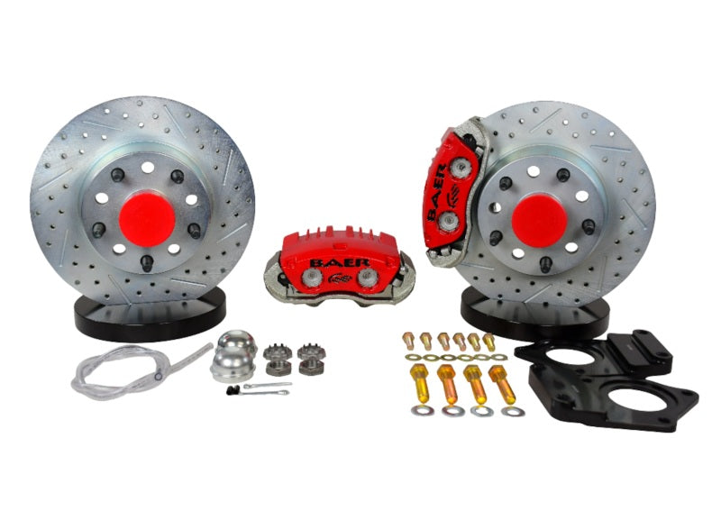 BAE Classic Series Brake Kits - Baer Brakes Applications Using Mustang II Spindles 11in Classic Series Front Brake Kit