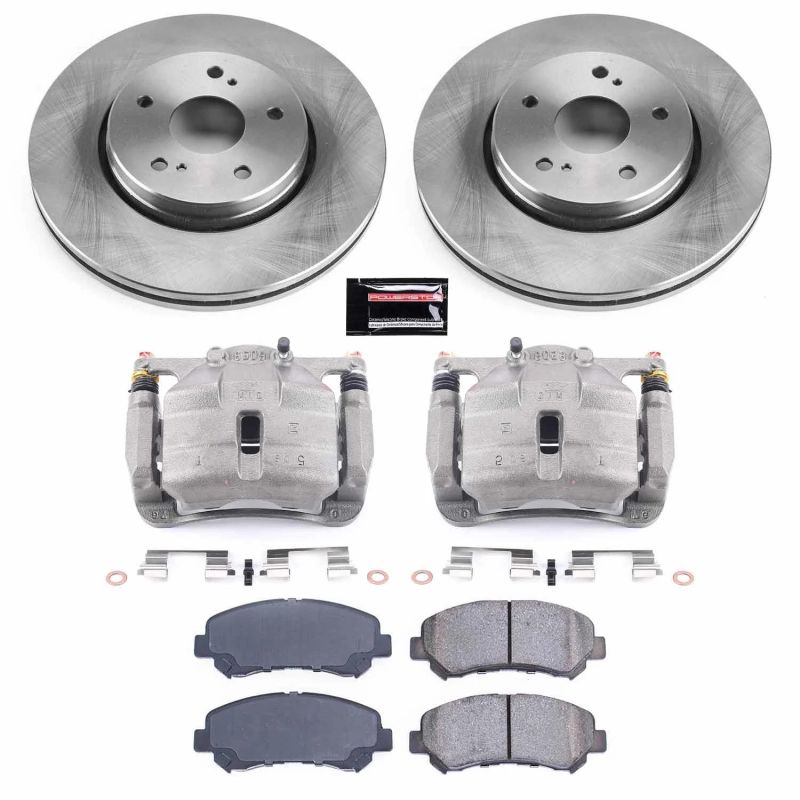 PSB Autospecialty Kit w/Cals - Power Stop 10-13 Suzuki Kizashi Front Autospecialty Brake Kit w/Calipers