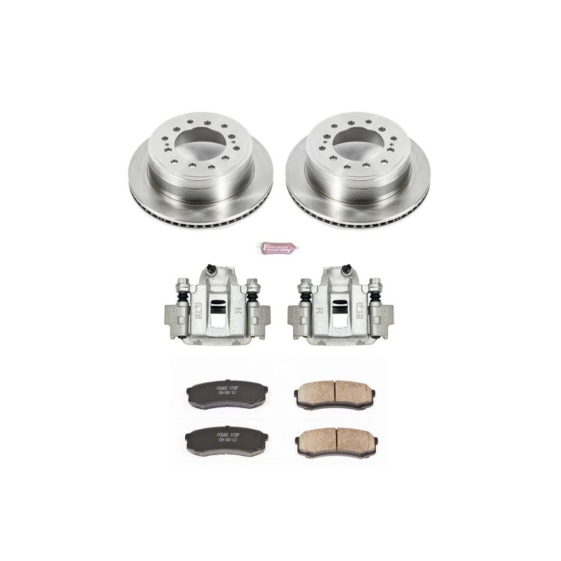 PSB Autospecialty Kit w/Cals - Power Stop 10-14 Toyota FJ Cruiser Rear Autospecialty Brake Kit w/Calipers