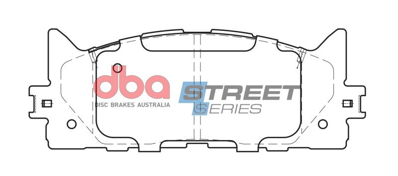 DBA Street Series Brake Pads - DBA 07-18 Lexus ES350 Street Series Front Brake Pads