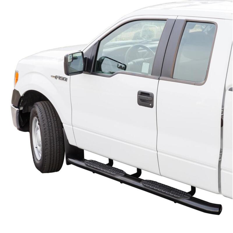 WES Nerf Bars - PRO TRAXX 5 - Westin 2009-2014 Ford F-150 SuperCab PRO TRAXX 5 Oval Nerf Step Bars - Black