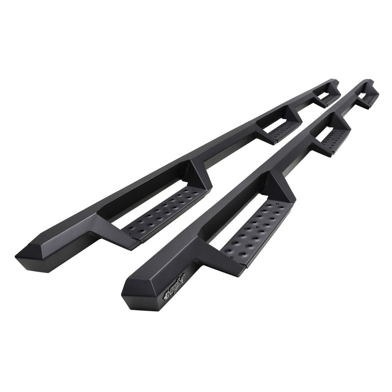 WES Nerf Bars - HDX Drop - Westin/HDX 19-20 Ram 2500/3500 Crew Cab (8ft Bed) Drop Wheel to Wheel Nerf Step Bars - Txt Black