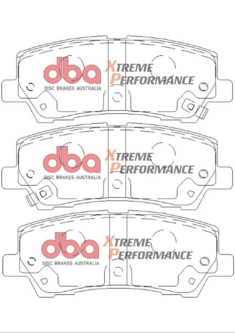 DBA XP650 Brake Pads - DBA 15-17 Ford Mustang GT V8 w/Brembo Brakes XP650 Rear Brake Pads