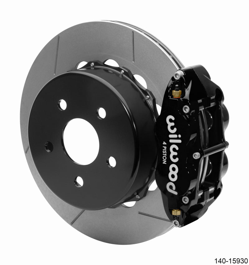 WIL Superlite Brake Kit - Wilwood Superlite 4R Rear Brake Kit 14.00 Black 2018-Up Jeep JL w/Lines