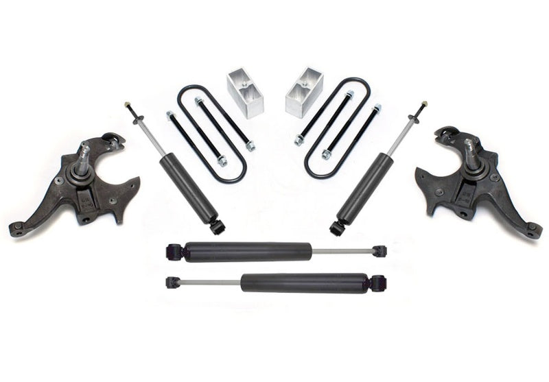 MXT Lowering Spindles - MaxTrac 82-04 Chevrolet S10 2WD 2in/3in Lowering Spindle Kit