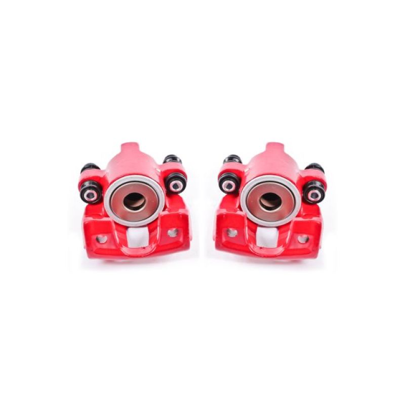 PSB Red Calipers - Power Stop 97-02 Ford Expedition Rear Red Calipers w/o Brackets - Pair