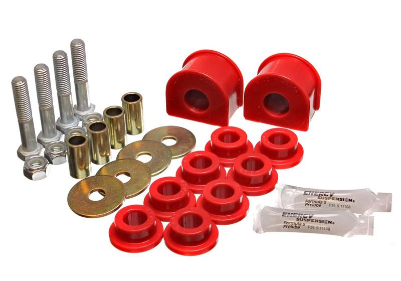 ES Sway Bar Bushings - Red - Energy Suspension 99-04 Ford F-150 Lightning 2WD Red Rear Sway Bar Bushing Set (Inc End Links)