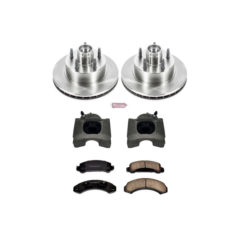 PSB Autospecialty Kit w/Cals - Power Stop 90-97 Ford Aerostar Front Autospecialty Brake Kit w/Calipers