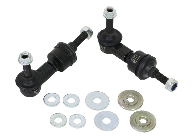 WL Sway Bar Links - Whiteline 89-98 Nissan 240SX S13 & S14 Rear Swaybar link kit-adjustable ball end links