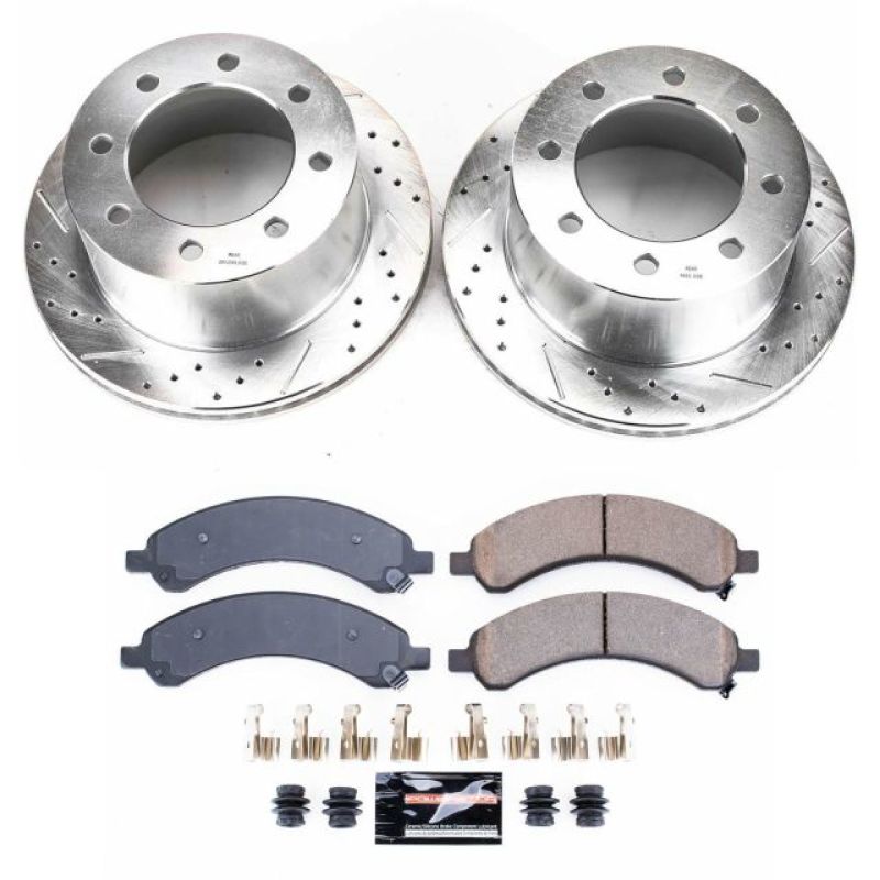PSB Z23 Evolution Kit - Power Stop 03-08 Chevrolet Express 3500 Rear Z23 Evolution Sport Brake Kit