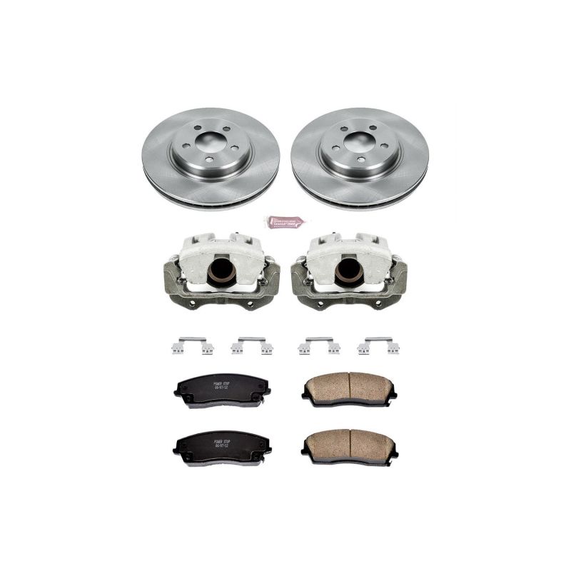 PSB Autospecialty Kit w/Cals - Power Stop 05-19 Chrysler 300 Front Autospecialty Brake Kit w/Calipers