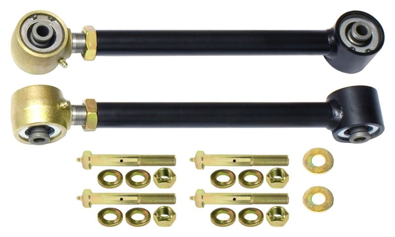 ROK Control Arms - RockJock TJ/LJ Johnny Joint Adjustable Control Arms Lower Front or Rear Adjustable Greasable Pair