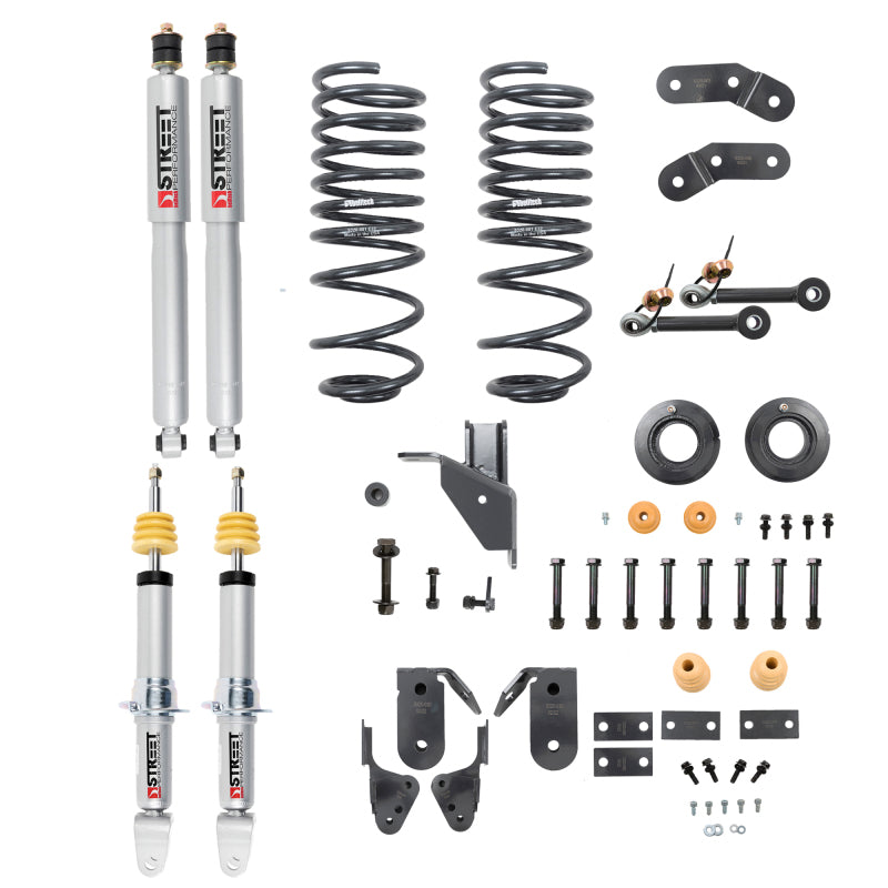 BT Lower Kit w SP Shocks - Belltech LOWERING KIT 2019+ Dodge Ram 1500 2WD/4WD 1-3F / 4-5R